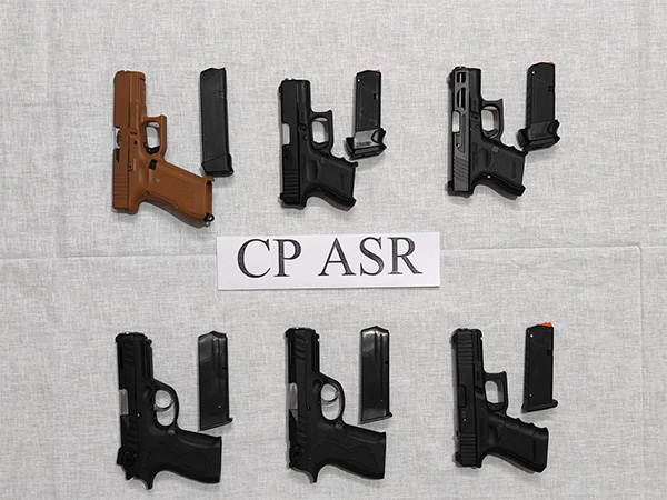 Weapons recovered after Punjab Police busts BKI-linked terror module in Amritsar(Photo/ @DGPPunjabPolice) 