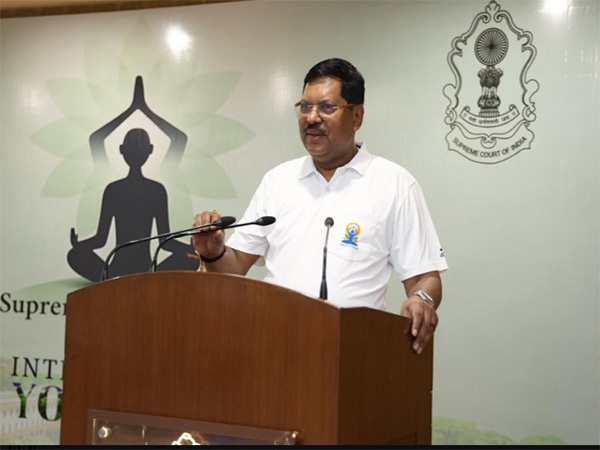 CJI BR Gavai at the Supreme Court yoga event (Photo credit; Supreme Court)