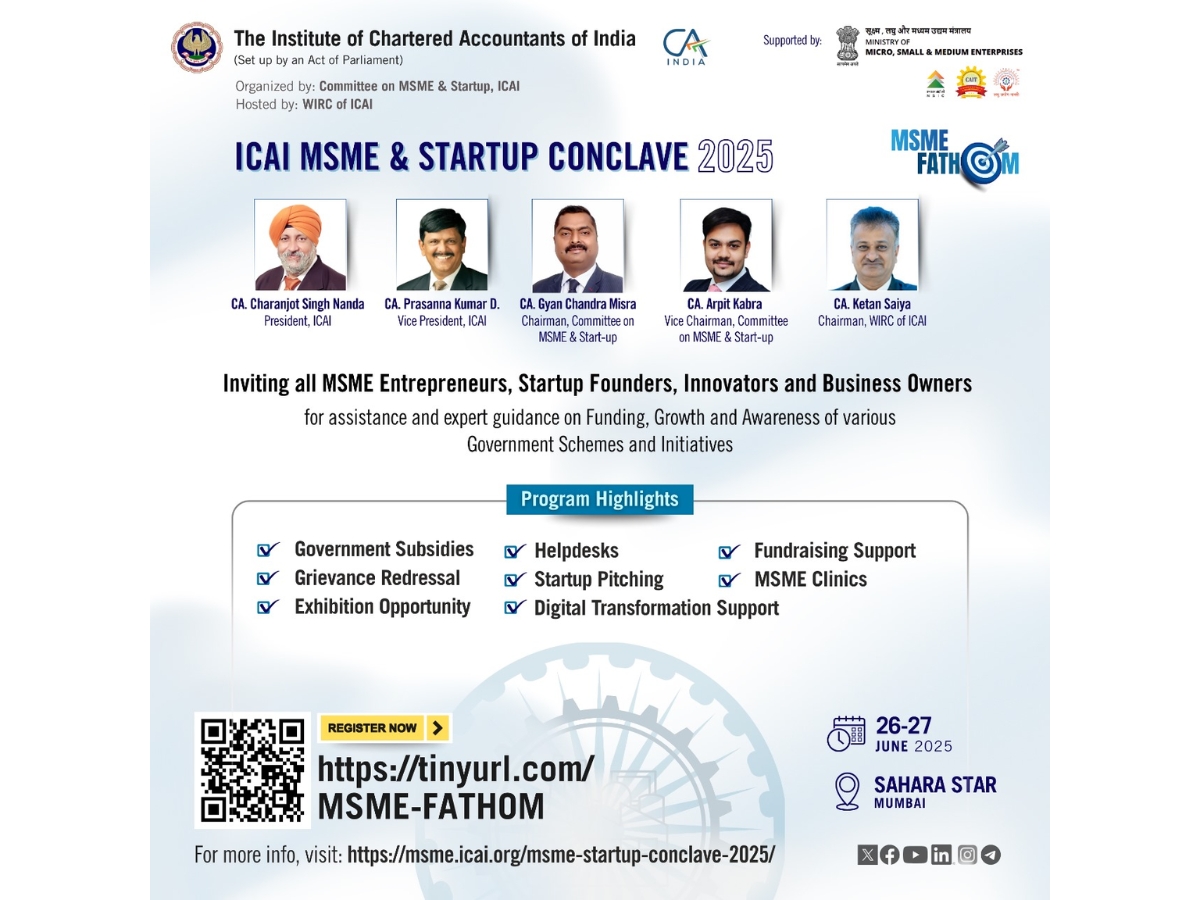 ICAI Pioneers Nationwide MSME Empowerment Drive for ‘Viksit Bharat’
