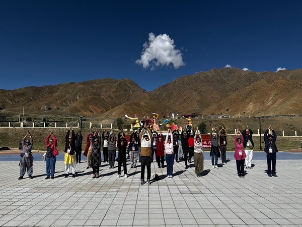 Kailash Manasarovar Yatris celebrate International Day of Yoga (Photo/X@MEAIndia)