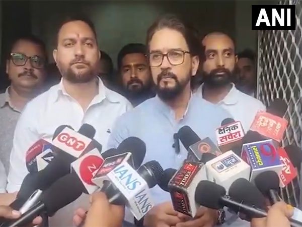 Union Minister and BJP MP from Hamirpur, Anurag Thakur (Photo/ANI) 