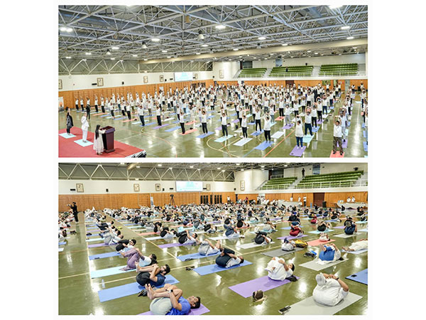 International Day of Yoga being celebrated in Riyadh (Image: X@@IndianEmbRiyadh)