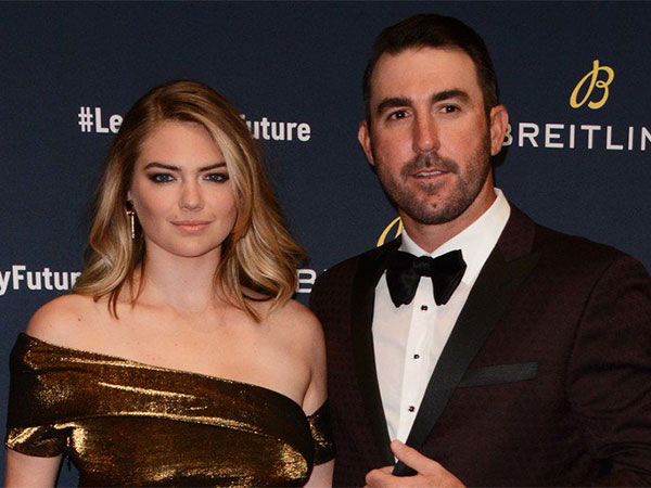 Couple Kate Upton and Justin Verlander (Image source: X)