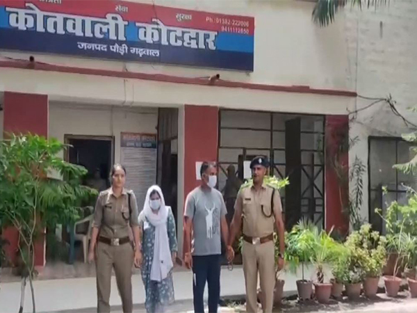 Wife arrested for murdering husband with her lover in Kotdwar (Photo/ANI)