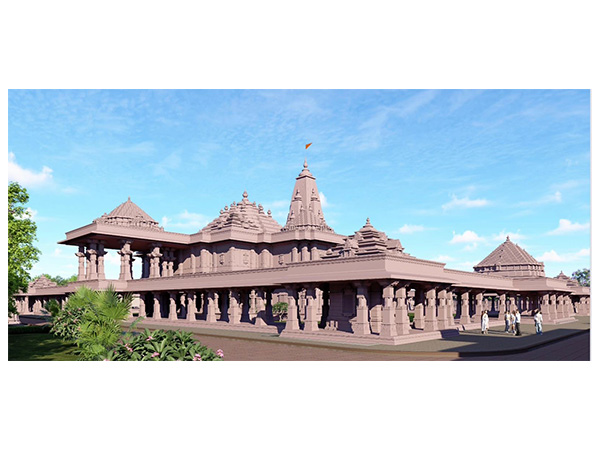 New design of  Jagat Janani Maa Janaki temple in Punaura Dham, Sitamarhi (Photo/X @NitishKumar)