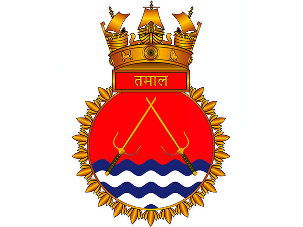 The crest of Indian Navy's frigate, Tamal, set to be commissioned on July 1 (Photo/MoD)