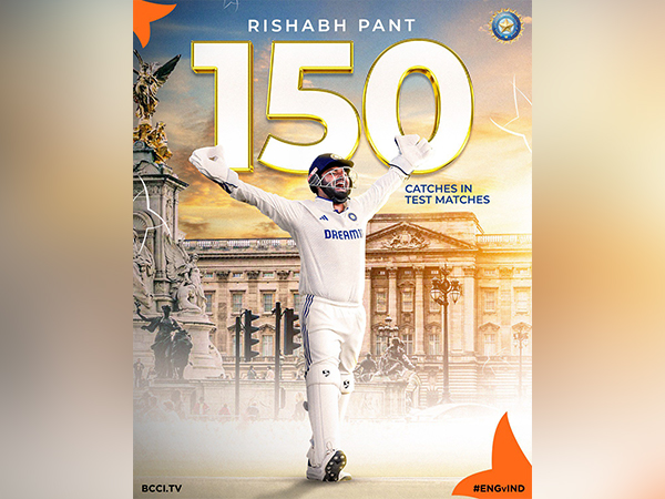 Rishabh Pant. (Photo: @BCCI X)