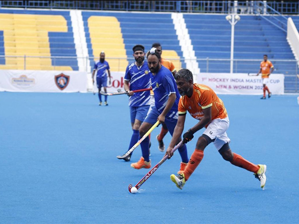 Players in action during Hockey India Masters Cup 2025 game (Photo: HI)