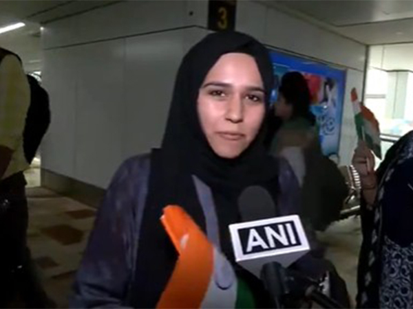 An Indian national evacuated from Iran (Photo/ANI) 