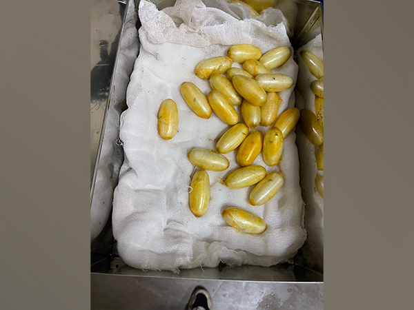 DRI Mumbai officials seize cocaine enclosed in capsules (Photo/ANI)