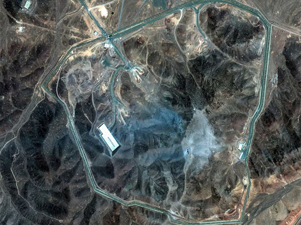 A satellite view shows an overview of Fordow underground complex, after the U.S. struck the underground nuclear facility, near Qom, Iran (Image/Reuters)
