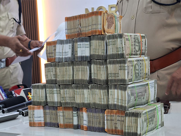 Hyderabad Police recover Rs 46 lakh stolen cash. (Photo/ANI)
