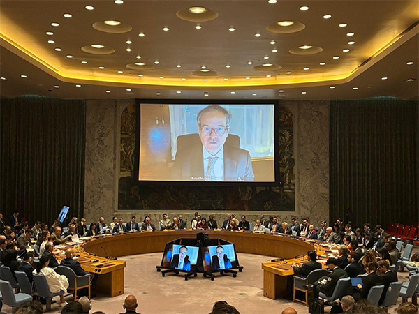 IAEA Director General Rafael Mariano Grossi briefs UNSC (Photo/ X@IAEA)
