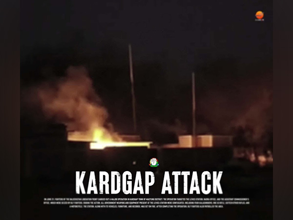 Attacks by BLF in Balochistan (Photo issued by Baloch Media Wing Hakkal) 