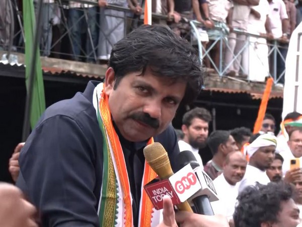 UDF candidate Aryadan Shoukath of Congress (Photo/ANI)