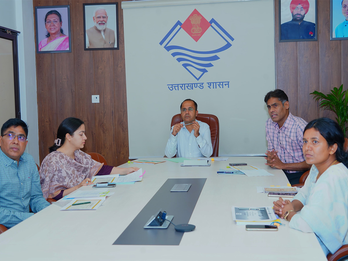 Uttarakhand Home Secretary reviews Vigilance Establishment (Photo/ANI) 