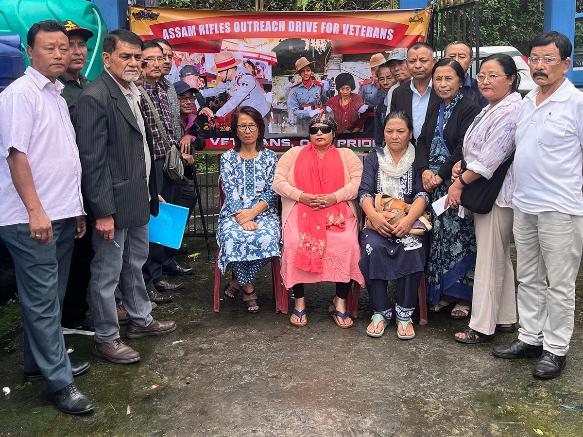 Assam Rifles launches second outreach drive campaign for ex-servicemen (Photo/ANI)