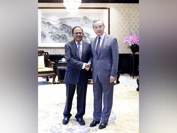 National Security Advisor Ajit Doval, Chinese Foreign Minister Wang Yi (Image Credit: X/@MEAIndia)