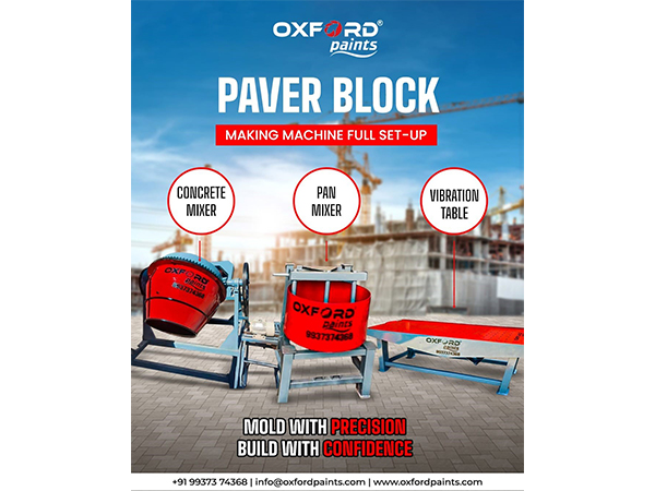 Oxford Paints Emerges as Odisha’s Leading One-Stop Solution for Paver Block Machinery and Manufacturing Support