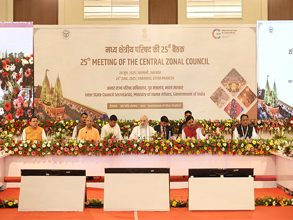 Visuals from 25th meeting of the Central Regional Council meeting in Varanasi (Photo/ANI)