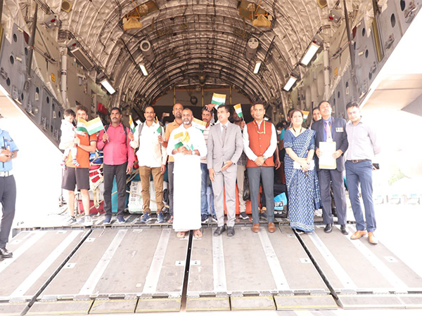 Indians evacuated under Operation Sindhu from  Egypt  (Photo/X@MEAIndia )