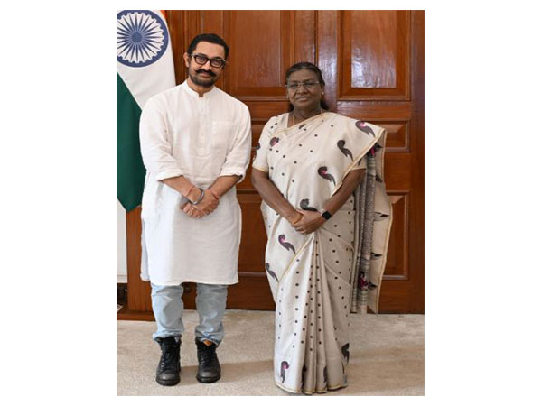 Aamir Khan, President Droupadi Murmu (Image source: X/ @rashtrapatibhvn)