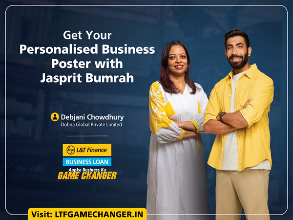 A personalised 'Aapke Business Ka Game Changer' user-generated Business Poster 