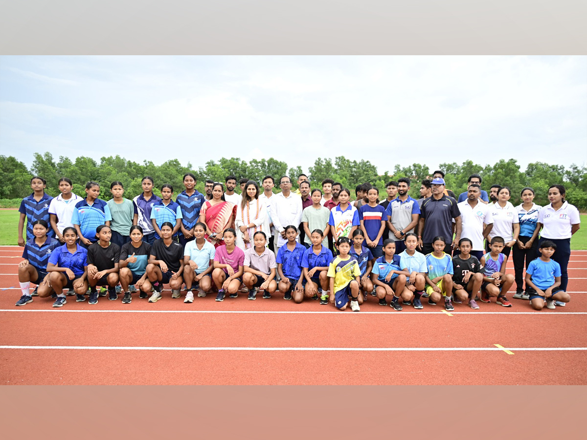 
    Union MoS Raksha Khadse visits SAI STC Agartala
    