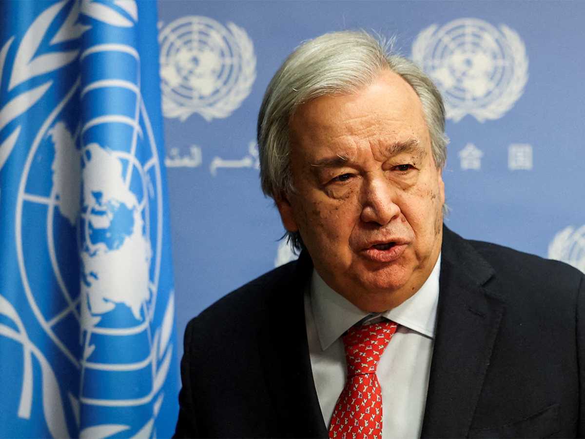 United Nations Secretary-General Antonio Guterres (Source: Reuters)