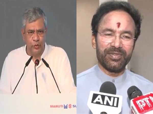 Meeting held  between Union Ministers G Kishan Reddy and Ashwini Vaishnaw to review coal logistics (Photo/ANI)