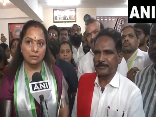 BRS MLC K Kavitha (Photo: ANI) 