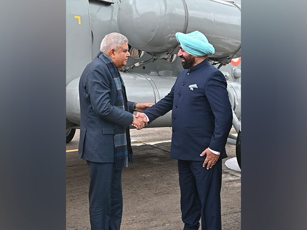 Vice President Jagdeep Dhankar welcomed in Haldwani (Photo: @VPIndia/X)