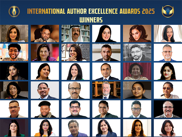 Winners of the International Authors Excellence Awards.