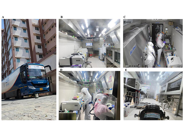 Made-in-India RAMBAAN rapid action Mobile BSL-3 Lab on wheels. (Photo/ANI)