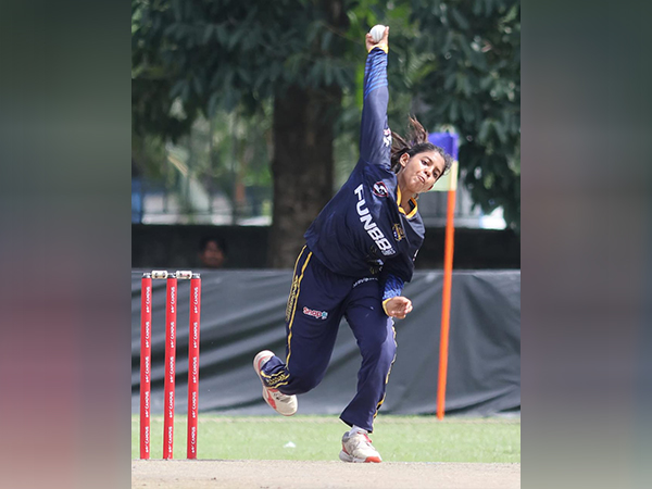 Siliguri Strikers' Napisa Yasmin in action during Bengal Women’s Pro T20 League (Image: Siliguri Strikers media)