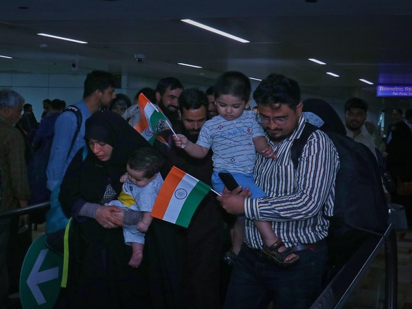 Indian nationals returning from Iran under Operation Sindhu at the IGI Airport in New Delhi (Photo/X@MEAIndia)