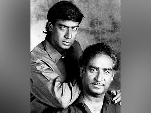 Ajay Devgn with his late father Veeru Devgn (Image source: Instagram/@ajaydevgn) Ajay Devgn with his late father Veeru Devgn (Image source: Instagram/@ajaydevgn)
