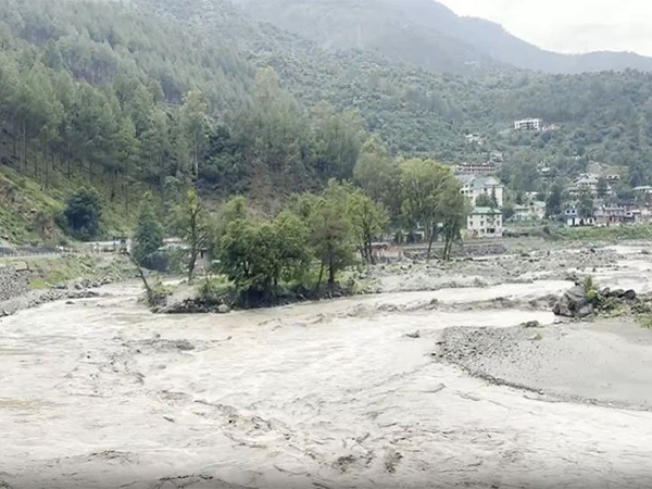 Cloudburst hits Sainj Valley in Himachal Pradesh (Photo/ANI)