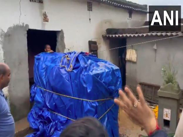 Tiger was successfully rescued from a house in Mardu  (Photo/ANI)
