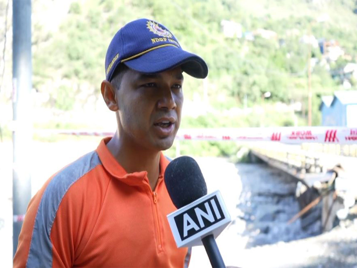 NDRF Inspector Deepak Bisht (Photo/ANI)