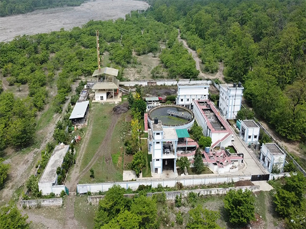 Sewage treatment plant in Rishikesh operating under Namami Gange Mission to clean River Ganga (Photo/ANI)