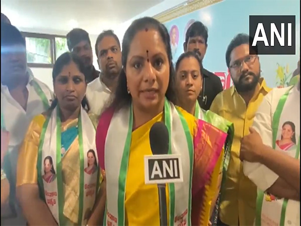 BRS MLC K Kavitha (Photo/ANI)