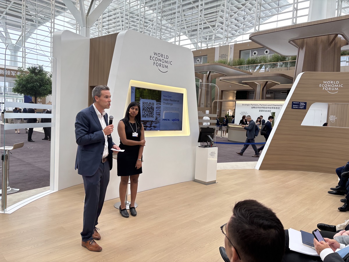 John Dutton, Head of UpLink, announcing the launch of Aquapreneur Innovation Initiative Challenge 4