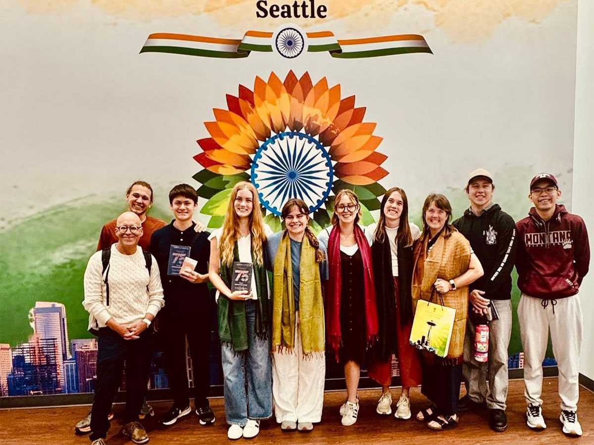Montana students embark on India Trek 2025 (Photo/XConsulate General of India, Seattle)