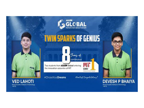 Ved and Devesh of Allen Global selected in World Top Ranking University MIT-USA