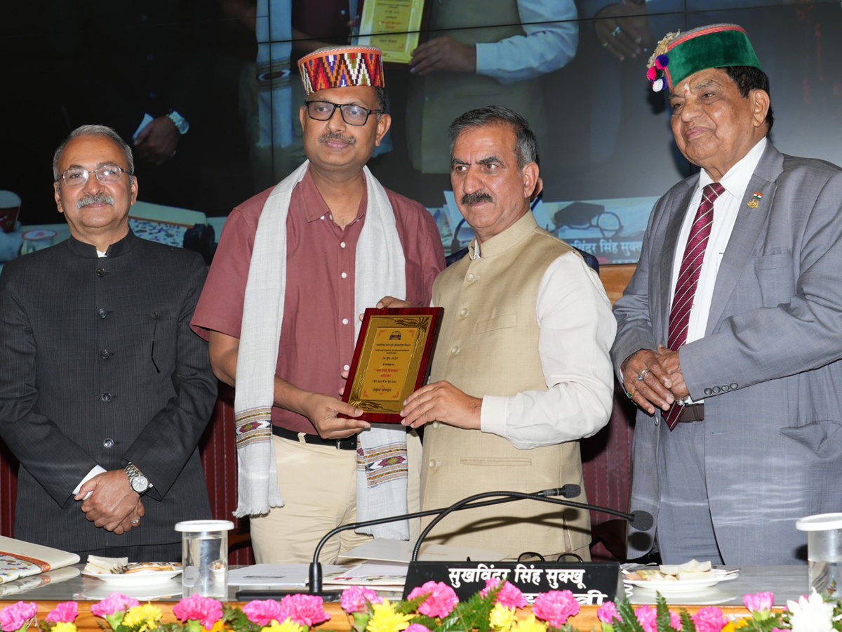 Himachal CM Sukhu addresses an event on drug abuse awareness in Shimla (Photo/ANI)