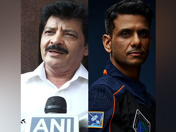 Udit Narayan, Shubhanshu Shukla(Photo credit: ANI/ Axiom Space)