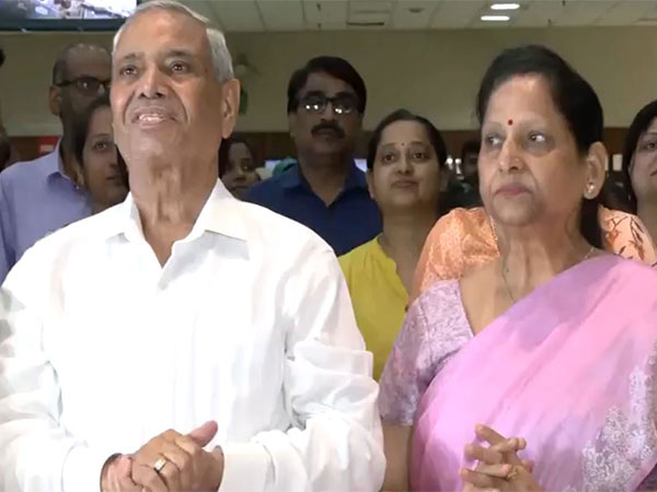 Shubhanshu Shukla's parents (Photo/ANI)