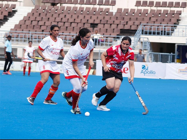 Players in action during Hockey India Masters Cup 2025 game (Photo: HI)