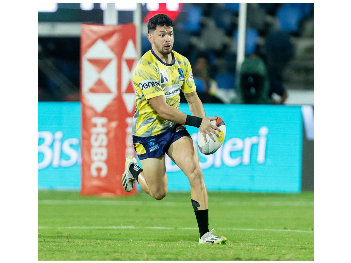 Hyderabad Heroes rugby player in action (Photo: RPL)